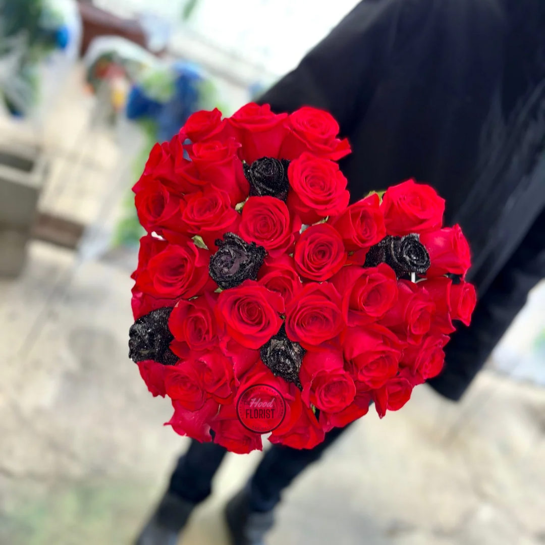 Heart Full Of Roses Bouquet