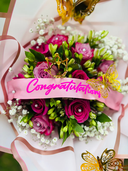 Alstroemeria & Rose bouquet